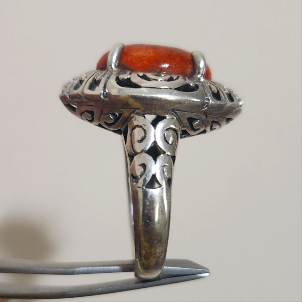 Vintage‎ Sterling Silver Spiny Oyster